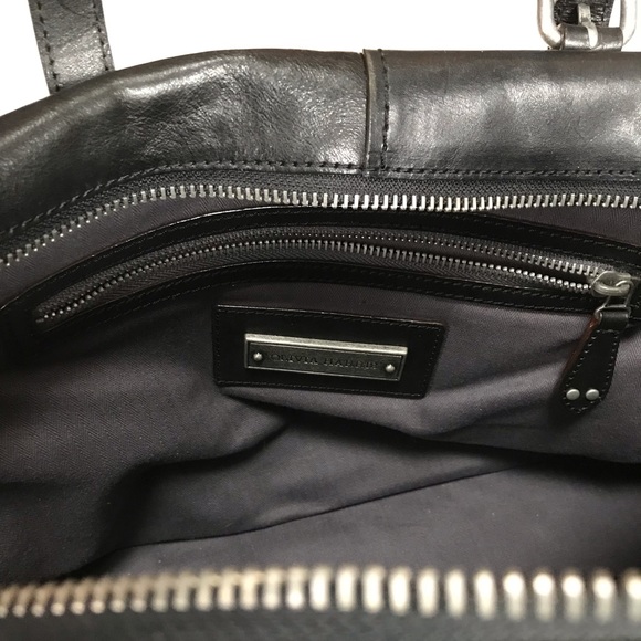 ❤️ HP❤️ Olivia Harris Black Leather Bag - Picture 6 of 8